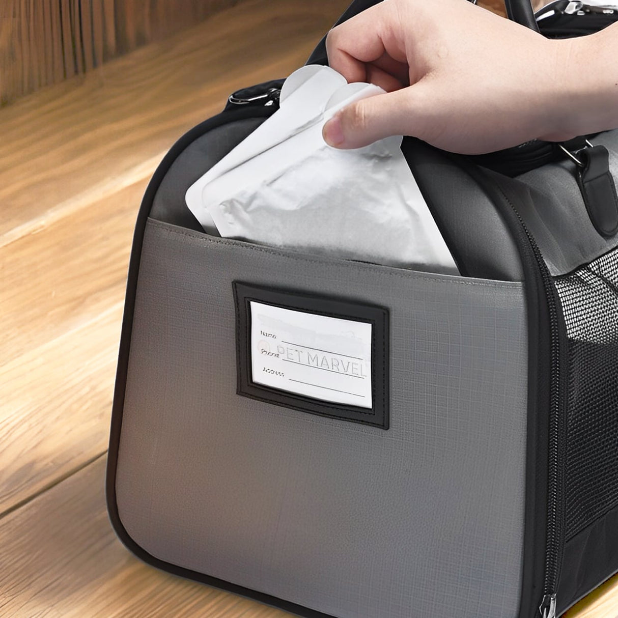 side storage bags available