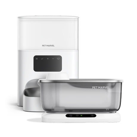 get a pet feeder M2 and dog water fountain F2 V2