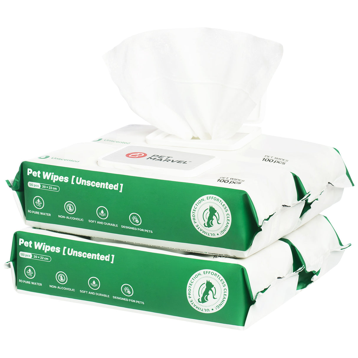 PET MARVEL 4 packs 400 count dog wipes