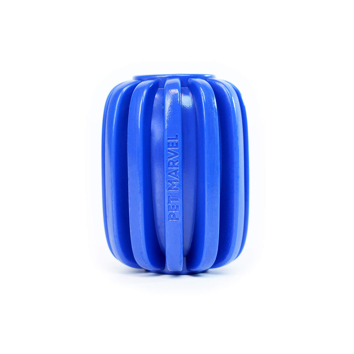 PET MARVEL rubber dog treat dispenser toy royal blue