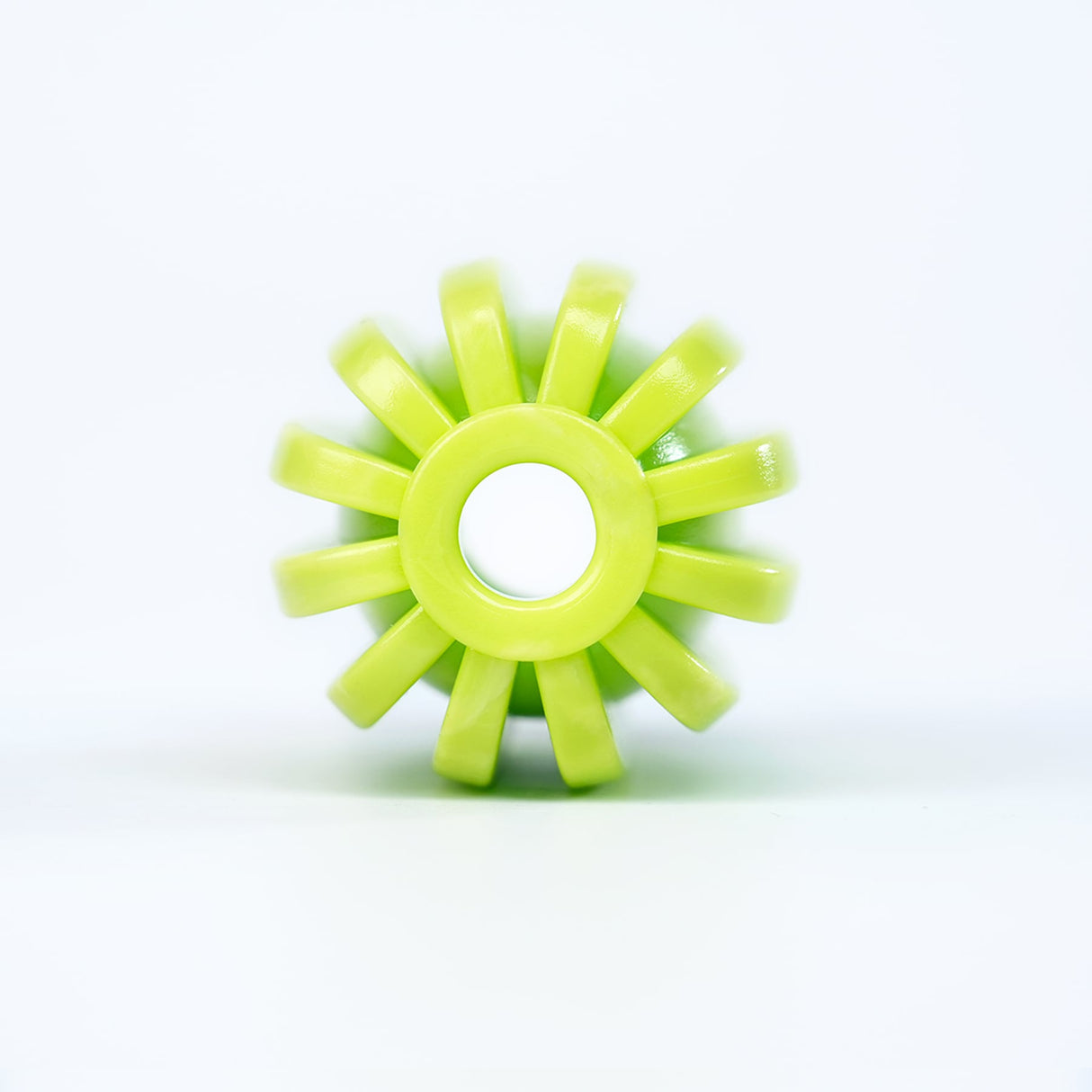 PET MARVEL strong rubber dog treat dispenser toy green