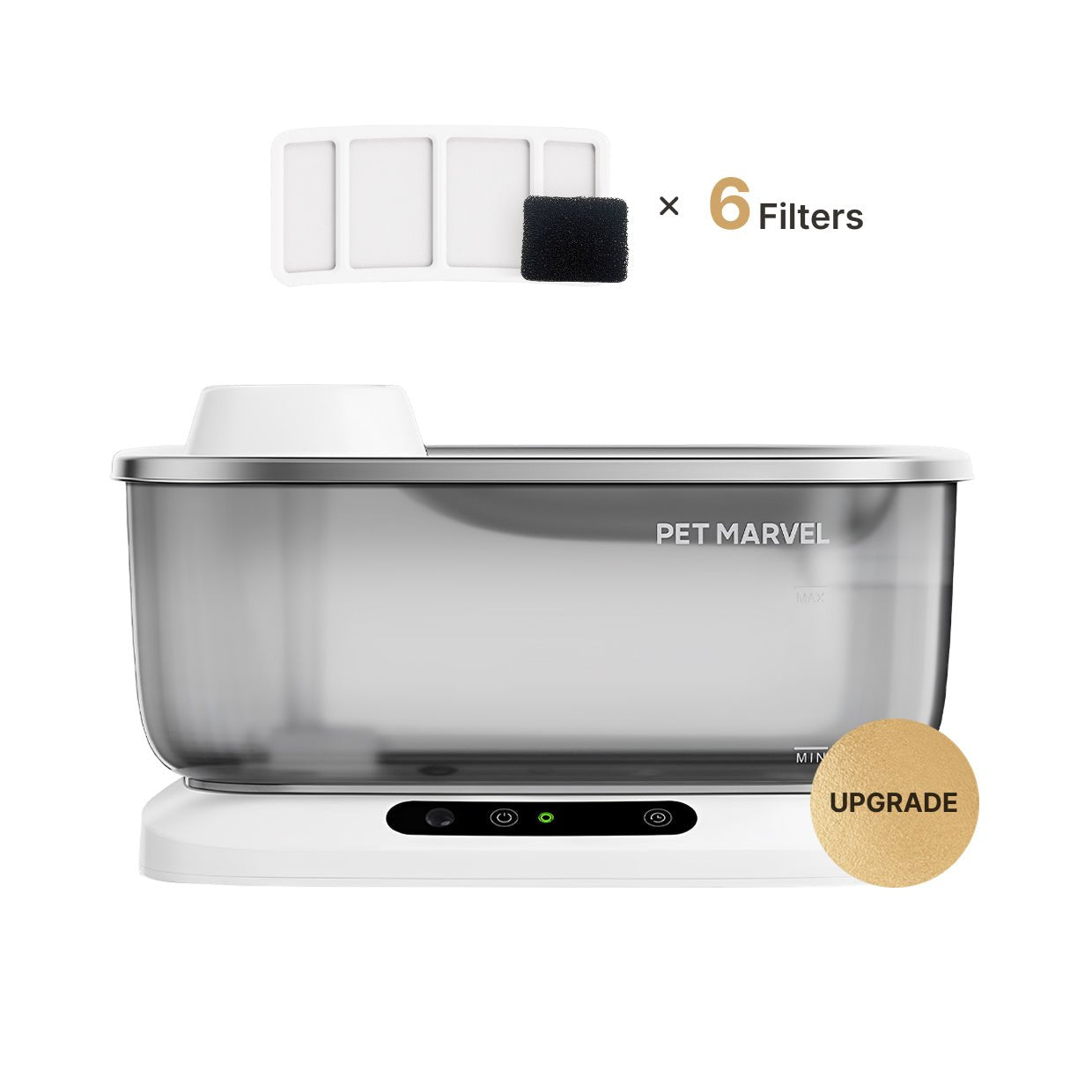 Cordless Dog Water Fountain F2 V2 Indoor Outdoor | PET MARVEL