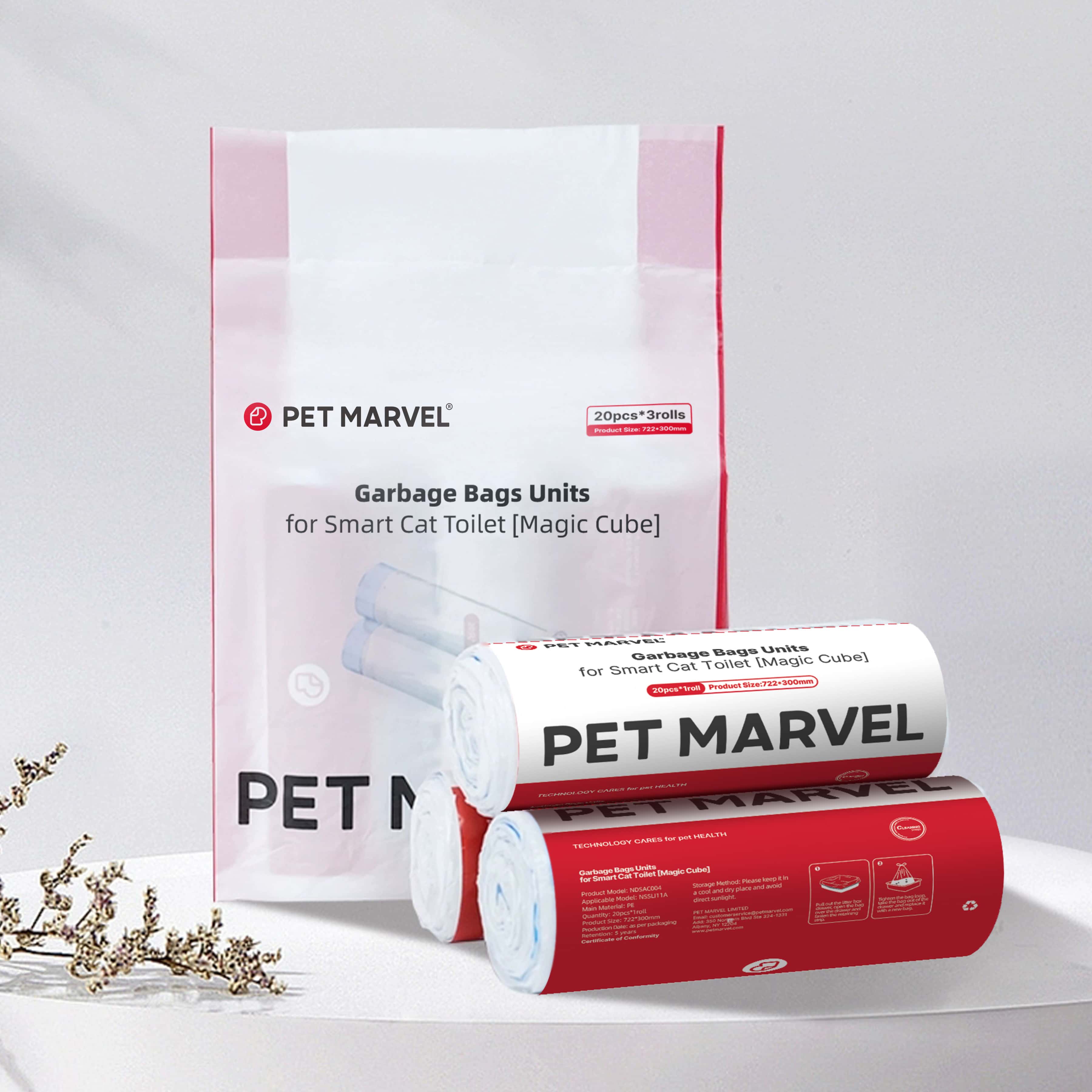 Accessories of PET MARVEL Products: Filters, Waste Bags