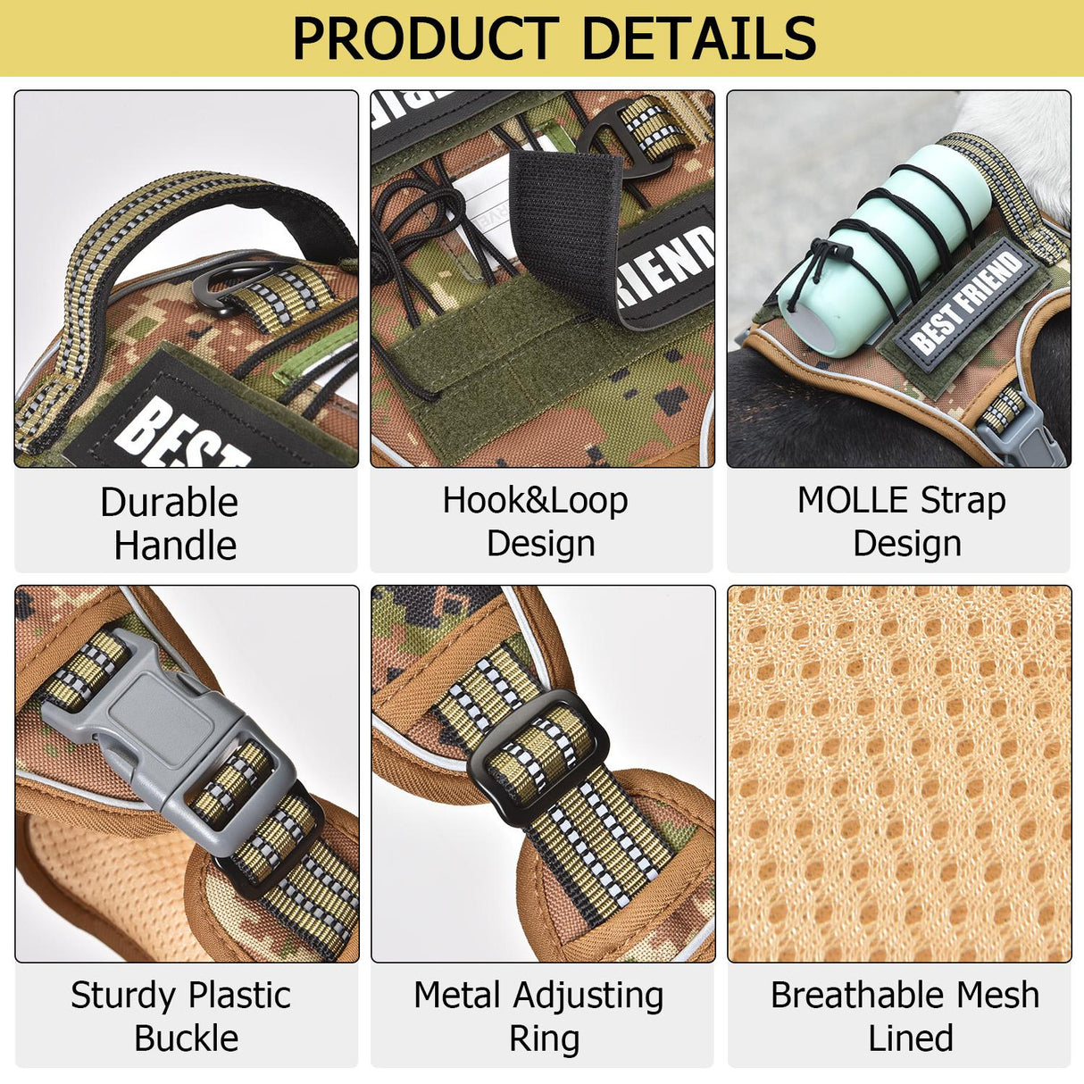 Classic No-Pull Tactical Dog Harness