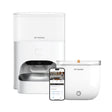 get smart cat feeder with camera and a water fountain light