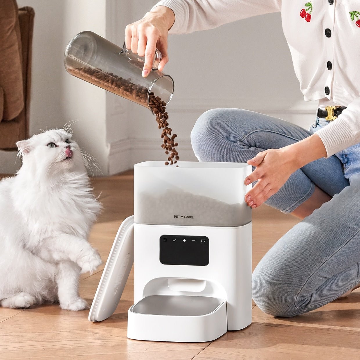 Pet Marvel Scheduled Automatic Cat Feeder M2
