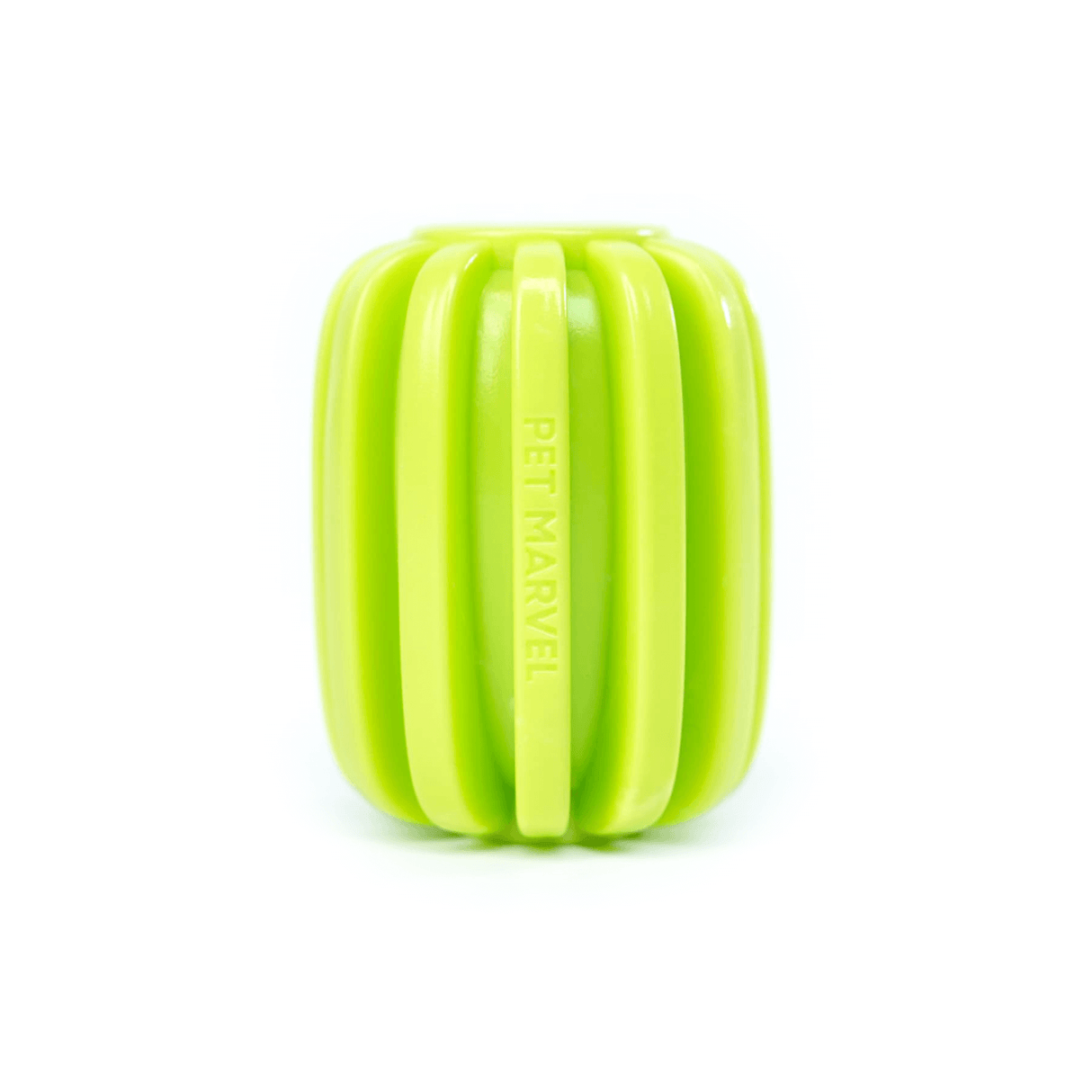PET MARVEL rubber dog treat dispenser toy green