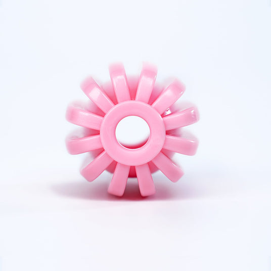 PET MARVEL strong rubber dog treat dispenser toy pink