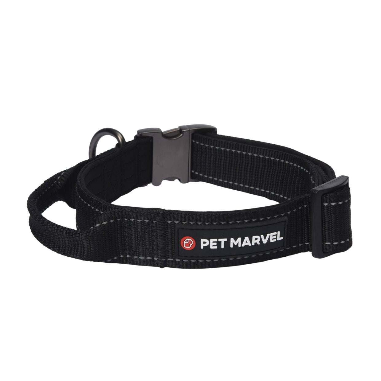 DO&G Tactical Dog Collar - Heavy Duty Nylon With Metal Buckle & Control Handle