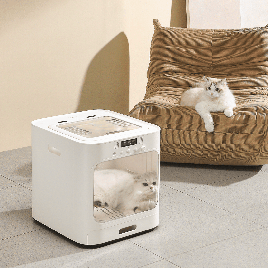 Automatic grooming pet dryer pet drying box for cats and small